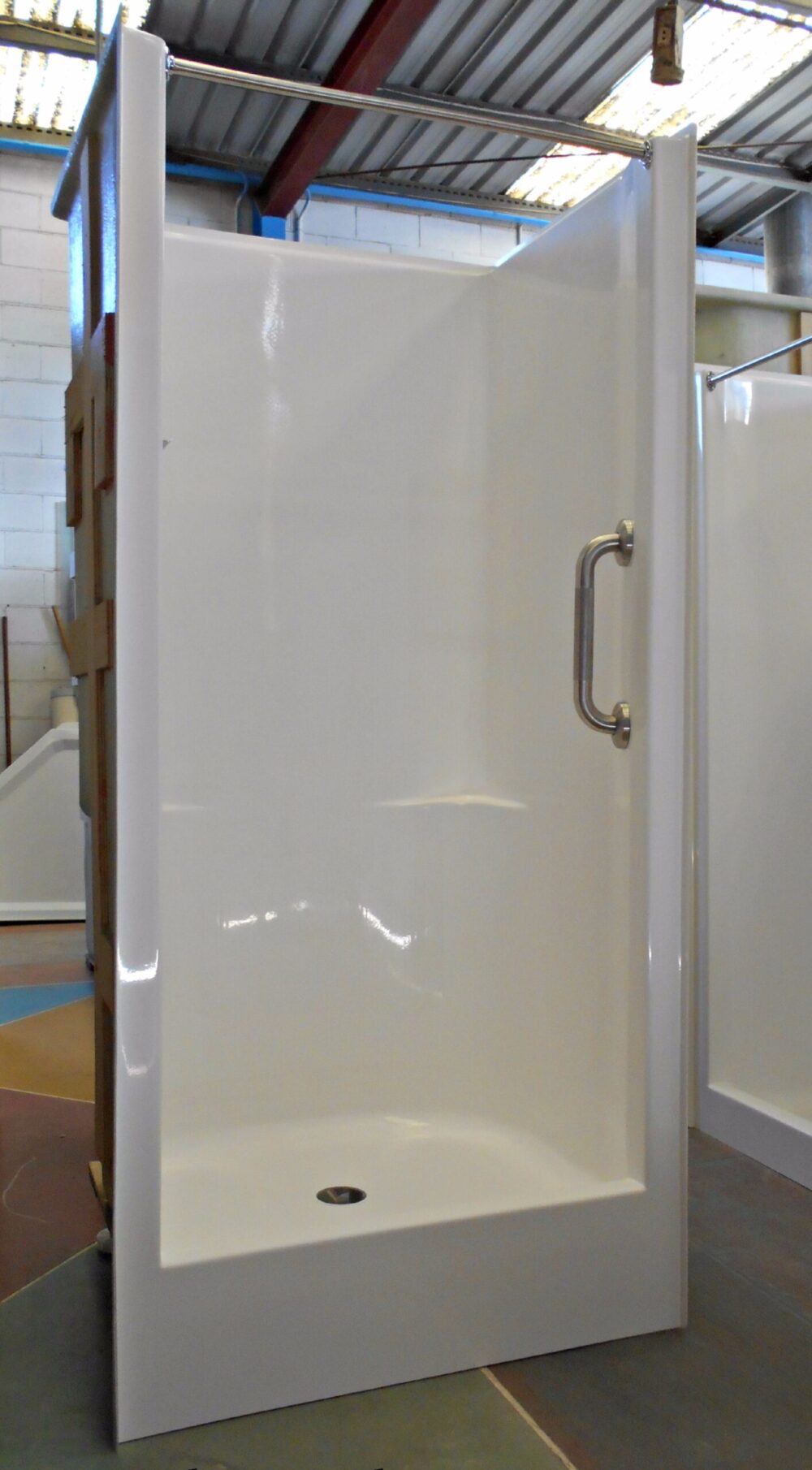 Shower Cubicles For Rvs Marianne 1pc Shower Cubicle 900mm x 760mm x 1850mm RV – Flair Showers