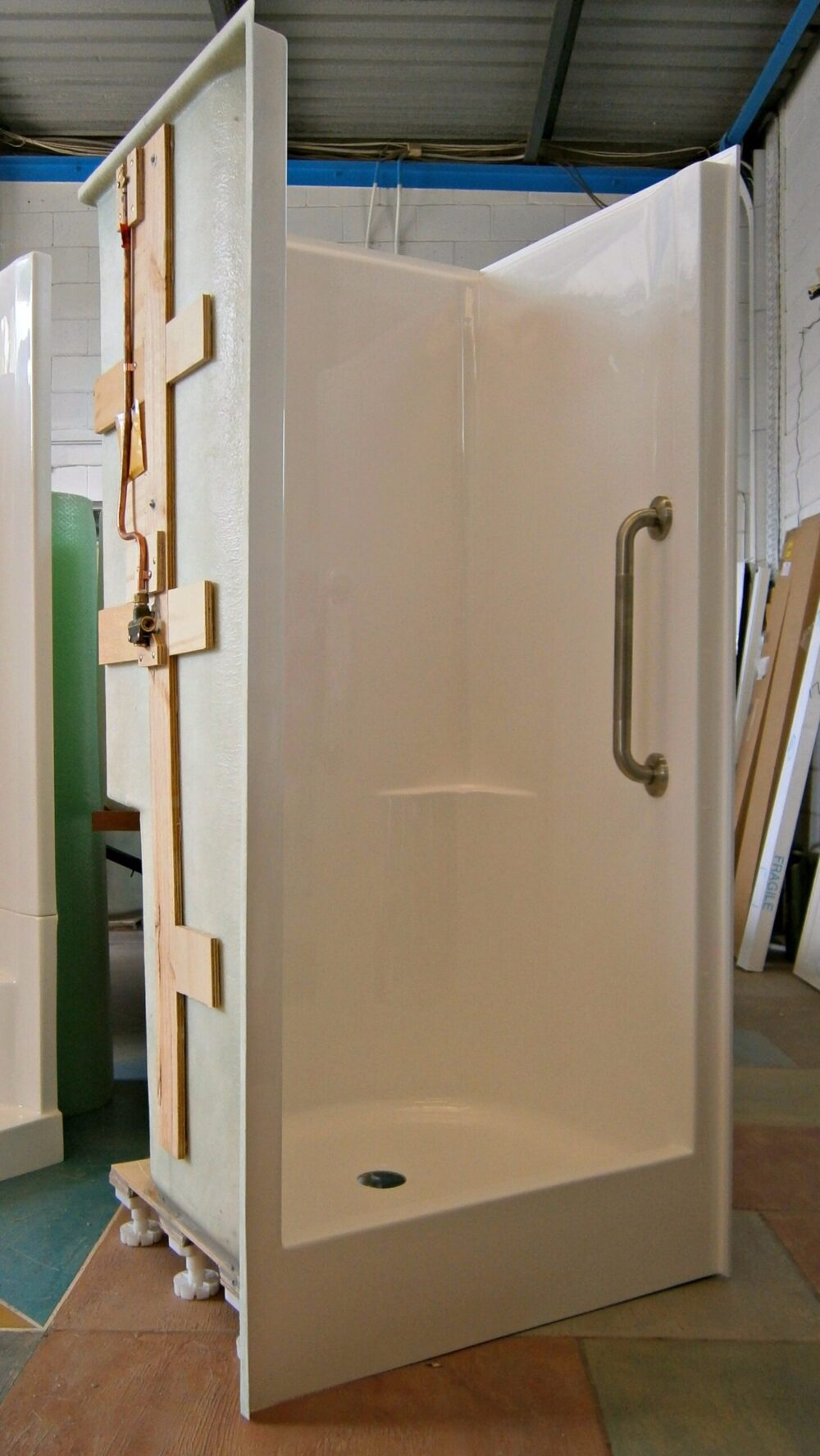 Shower Cubicles For Rvs Marianne 1pc Shower Cubicle 900mm x 760mm x 1850mm RV – Flair Showers