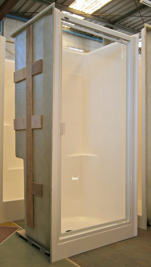 Shower Cubicles For Rvs Marianne 1pc Shower Cubicle 900mm x 760mm x 1850mm RV – Flair Showers